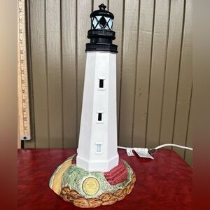 Cape Henlopen Delaware Lighthouse Nightlight Lamp 1997 Lefton China